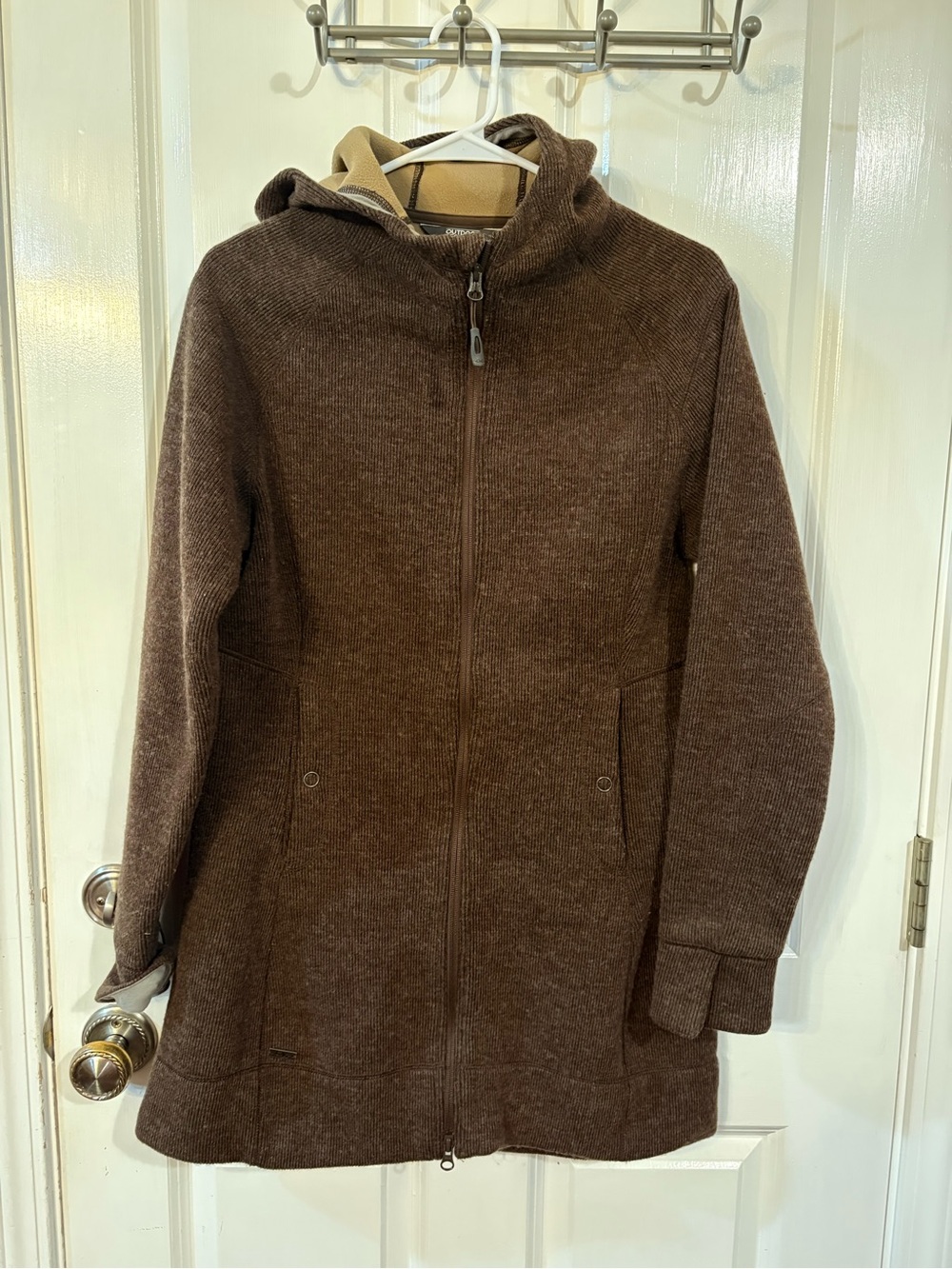 Outdoor Research Women's Brown Hooded Zip Coat